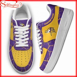 Custom Name Minnesota Vikings NFL…