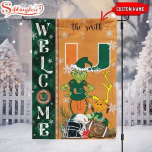 Custom Name NCAA Miami Hurricanes…