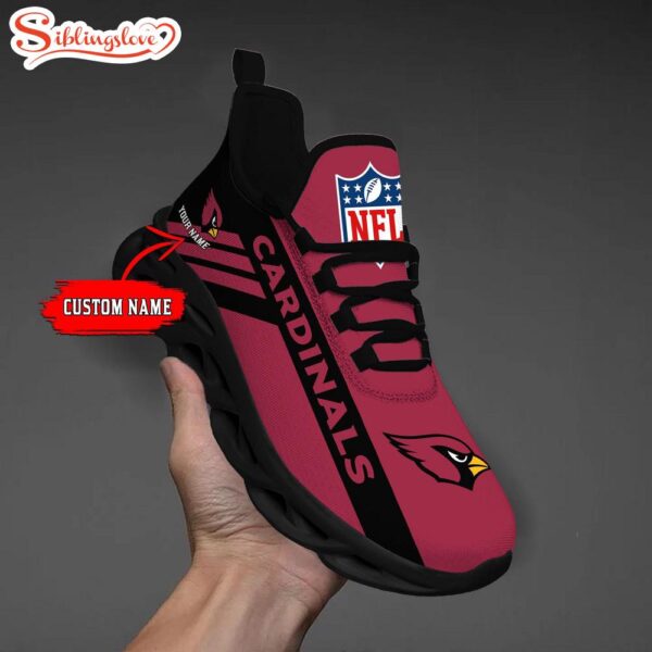 Custom Name NFL Arizona Cardinals Max Soul Shoes Gift For Fans