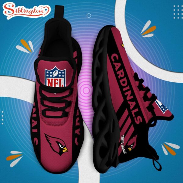 Custom Name NFL Arizona Cardinals Max Soul Shoes Gift For Fans