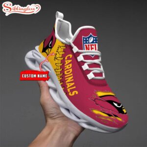 Custom Name NFL Arizona Cardinals Max Soul Shoes