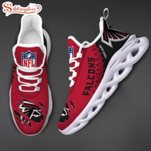 Custom Name NFL Atlanta Falcons Max Soul Shoes