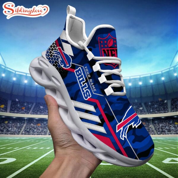 Custom Name NFL Buffalo Bills Clunky Max Soul Shoes