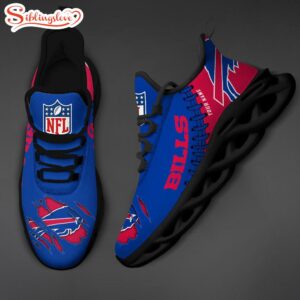 Custom Name NFL Buffalo Bills Max Soul Shoes