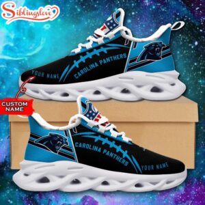 Custom Name NFL Carolina Panthers Max Soul Shoes For Men And Women