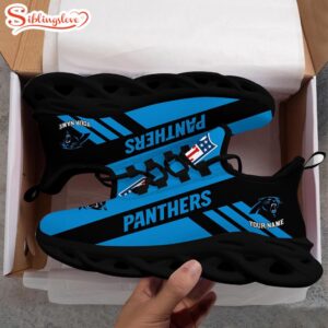 Custom Name NFL Carolina Panthers Max Soul Shoes Gift For Fans