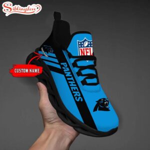 Custom Name NFL Carolina Panthers Max Soul Shoes Gift For Fans