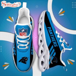 Custom Name NFL Carolina Panthers Max Soul Shoes Gift For Fans