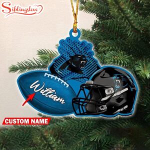 Custom Name NFL Carolina Panthers…