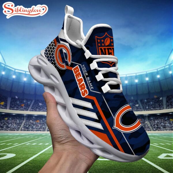 Custom Name NFL Chicago Bears Clunky Max Soul Shoes