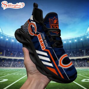 Custom Name NFL Chicago Bears Clunky Max Soul Shoes