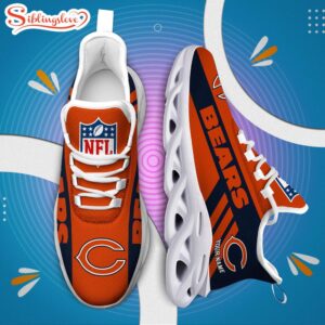 Custom Name NFL Chicago Bears Max Soul Shoes Gift For Fans