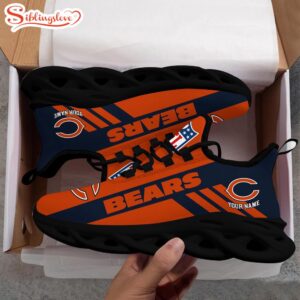 Custom Name NFL Chicago Bears Max Soul Shoes Gift For Fans