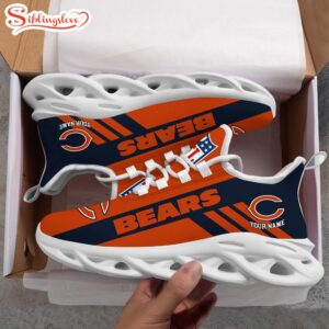 Custom Name NFL Chicago Bears Max Soul Shoes Gift For Fans