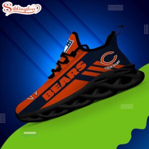 Custom Name NFL Chicago Bears Max Soul Shoes Gift For Fans