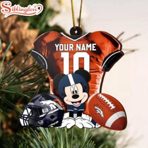 Custom Name NFL Denver Broncos…