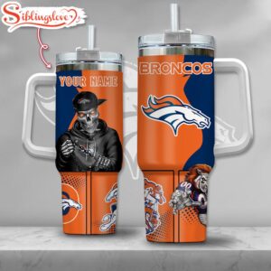 Custom Name NFL Denver Broncos…