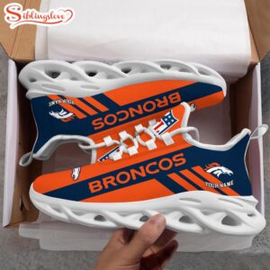 Custom Name NFL Denver Broncos Max Soul Shoes Gift For Fans