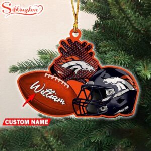 Custom Name NFL Denver Broncos…