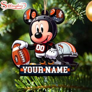 Custom Name NFL Denver Broncos…