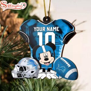 Custom Name NFL Detroit Lions…