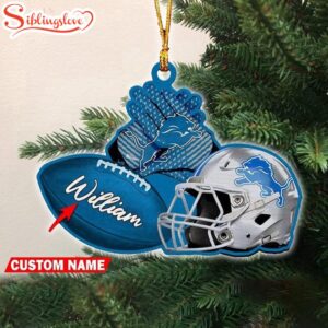 Custom Name NFL Detroit Lions…