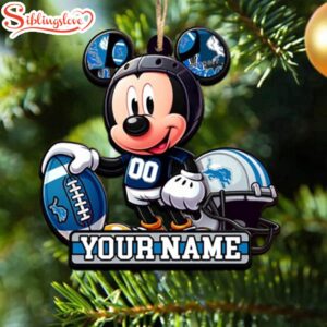 Custom Name NFL Detroit Lions…