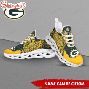 Custom Name NFL Green Bay Packers Max Soul Shoes For Men And Women