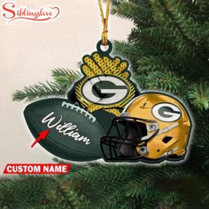 Custom Name NFL Green Bay…