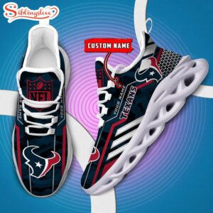 Custom Name NFL Houston Texans Clunky Max Soul Shoes