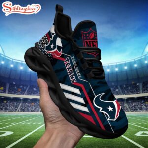 Custom Name NFL Houston Texans Clunky Max Soul Shoes