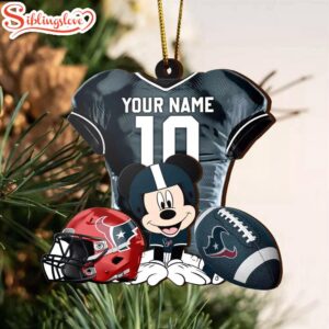 Custom Name NFL Houston Texans…