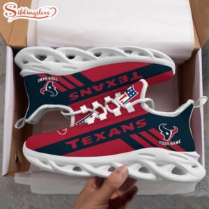 Custom Name NFL Houston Texans Max Soul Shoes Gift For Fans