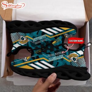 Custom Name NFL Jacksonville Jaguars Clunky Max Soul Shoes