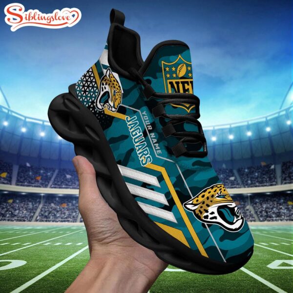 Custom Name NFL Jacksonville Jaguars Clunky Max Soul Shoes