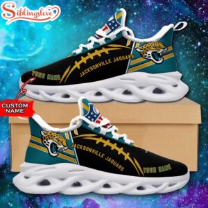 Custom Name NFL Jacksonville Jaguars Max Soul Shoes For Men And Women