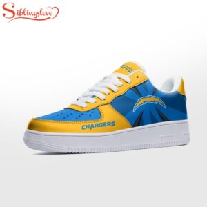 Custom Name NFL Los Angeles Chargers Football Air Force 1 Shoes Gift For Fans