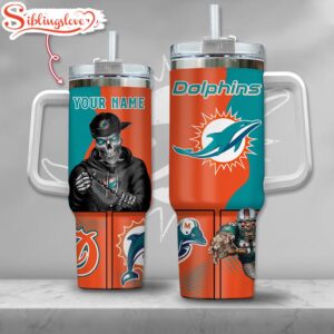 Custom Name NFL Miami Dolphins…