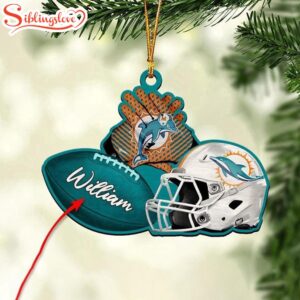 Custom Name NFL Miami Dolphins…