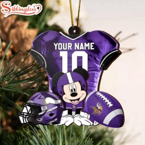 Custom Name NFL Minnesota Vikings…