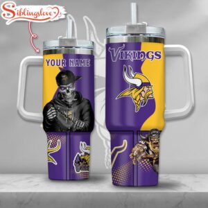 Custom Name NFL Minnesota Vikings…