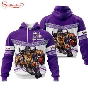 Custom Name NFL Minnesota Vikings…