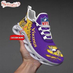 Custom Name NFL Minnesota Vikings…