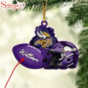 Custom Name NFL Minnesota Vikings…