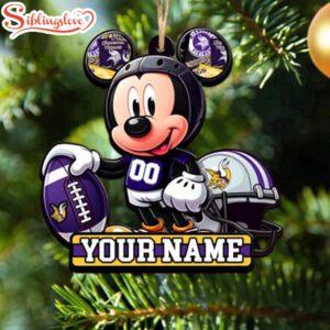 Custom Name NFL Minnesota Vikings…