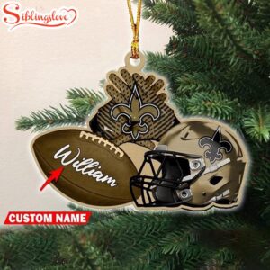 Custom Name NFL New Orleans…