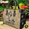 Custom Name NFL New Orleans Saints Minnie Mouse Sport Women Handbag