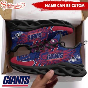 Custom Name NFL New York Giants Max Soul Shoes For Men And Women