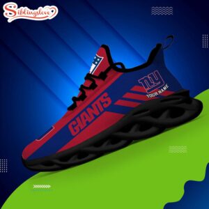 Custom Name NFL New York Giants Max Soul Shoes Gift For Fans