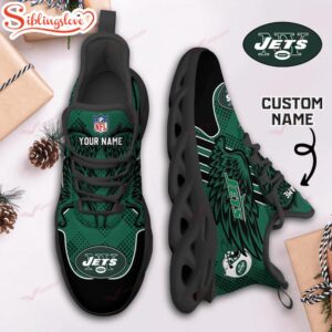 Custom Name NFL New York Jets Max Soul Shoes For Men And Women